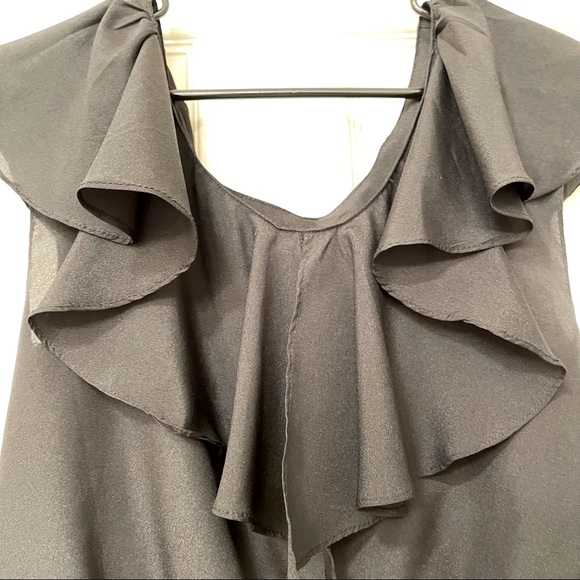 Paisley and Ivy black ruffled blouse - Picture 4 of 7